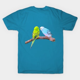 Cute budgie couple T-Shirt